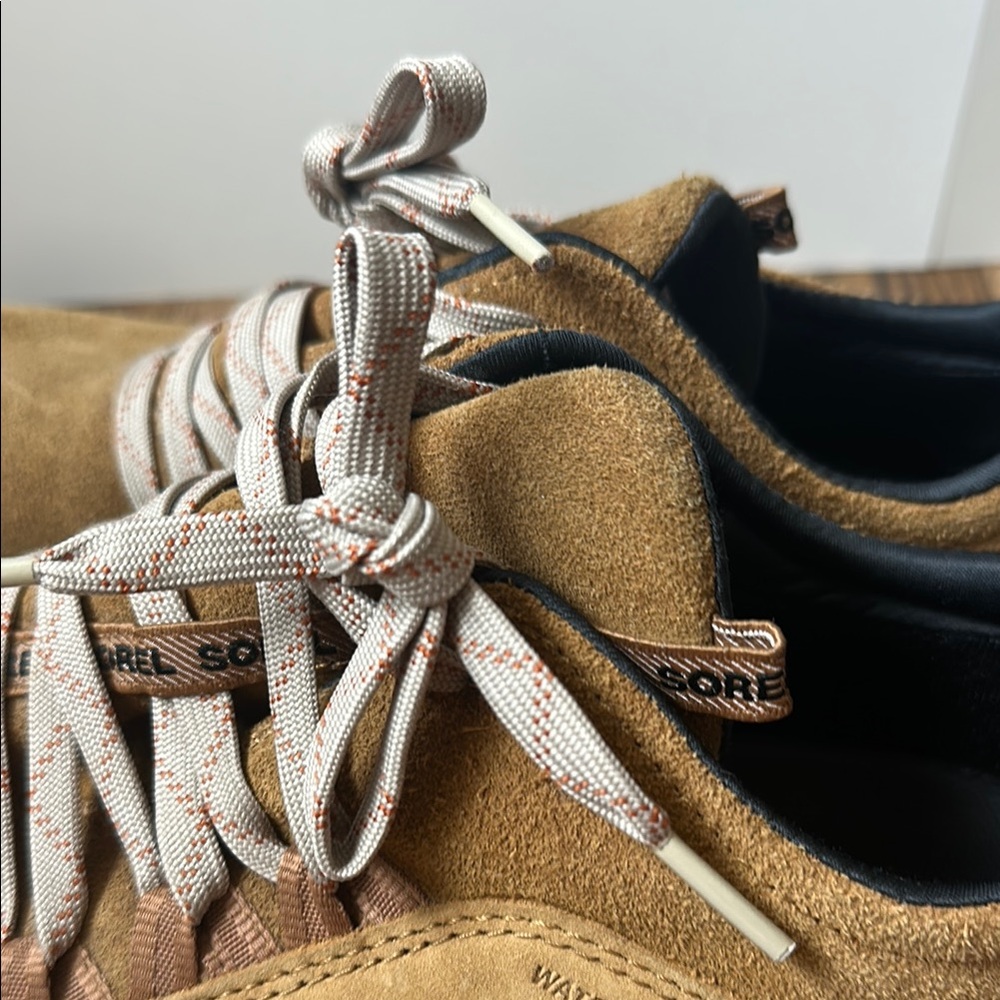 Sorel women’s waterproof Suede Casual Sneakers in Tan Sz 8 - Picture 5 of 10